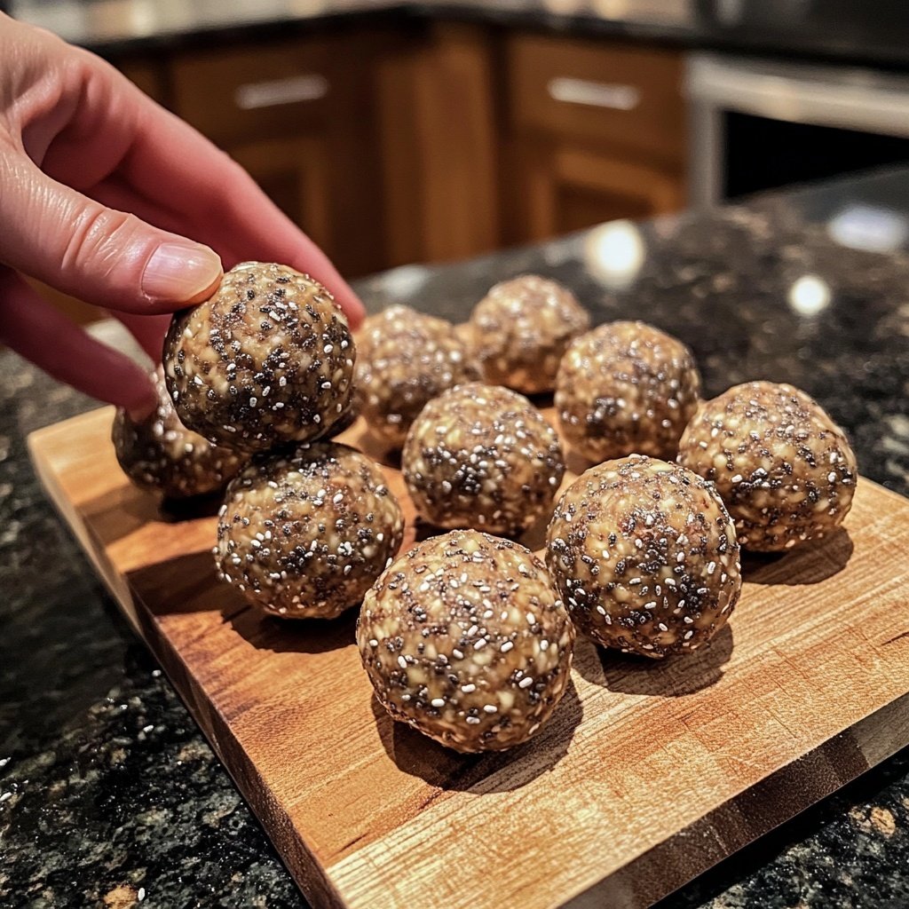Protein Balls with Chia Seeds