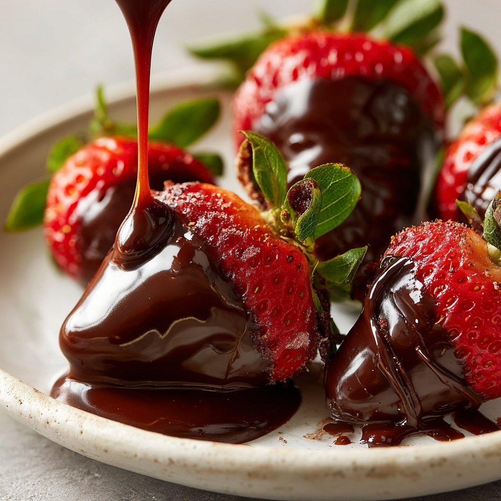 Dubai Chocolate Strawberry Cup With Date Syrup