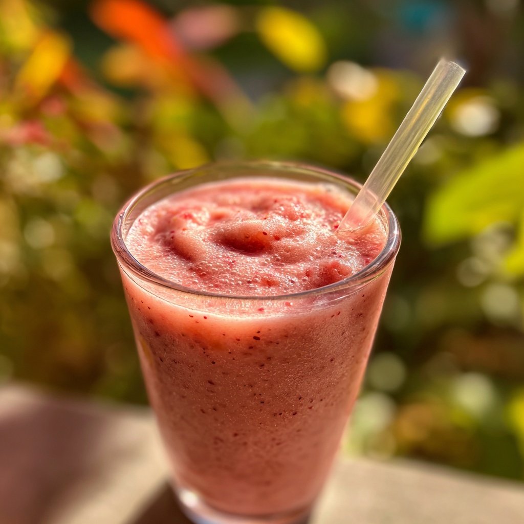 Fresh Strawberry Banana Smoothie