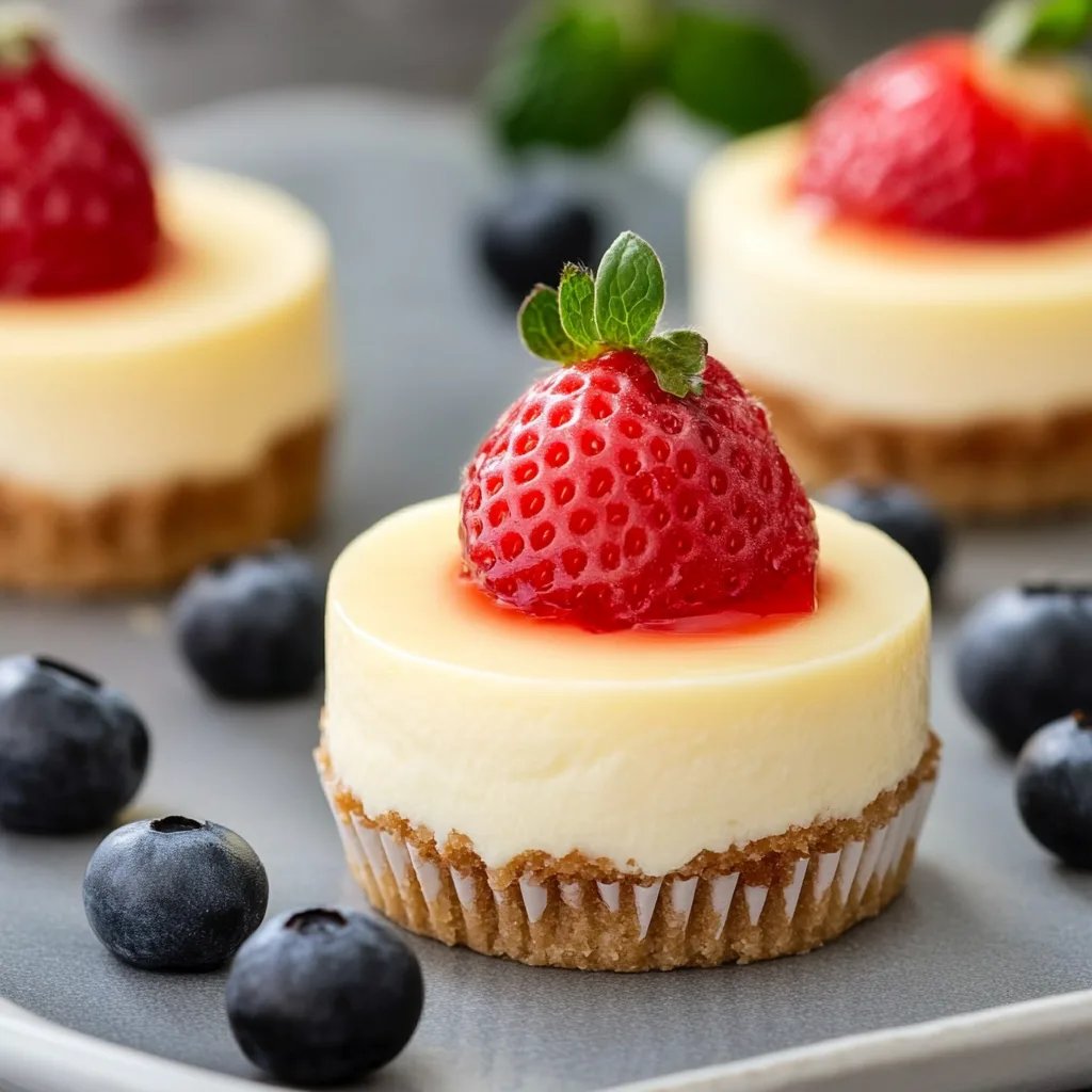 Easy Mini Cheesecakes