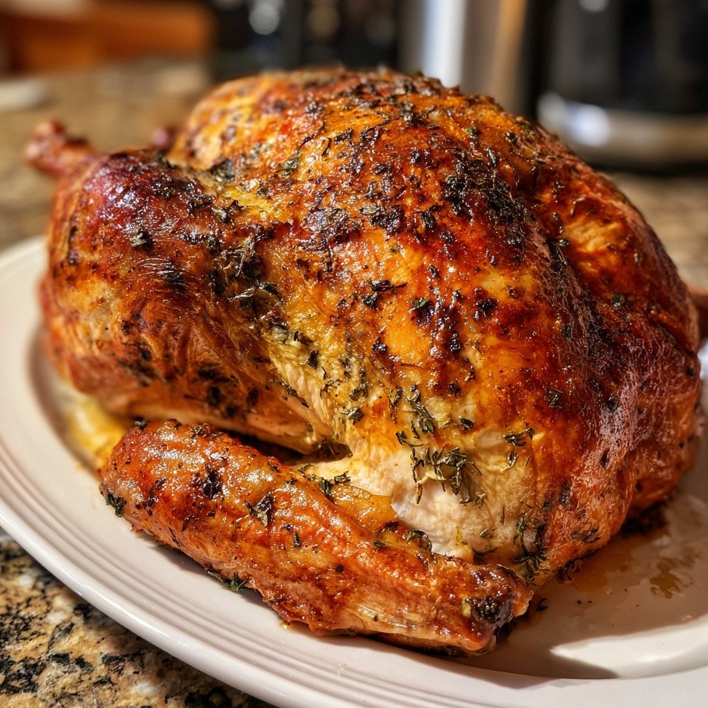 Seasonal & Festive Thanksgiving Herb Stuffed Turkey