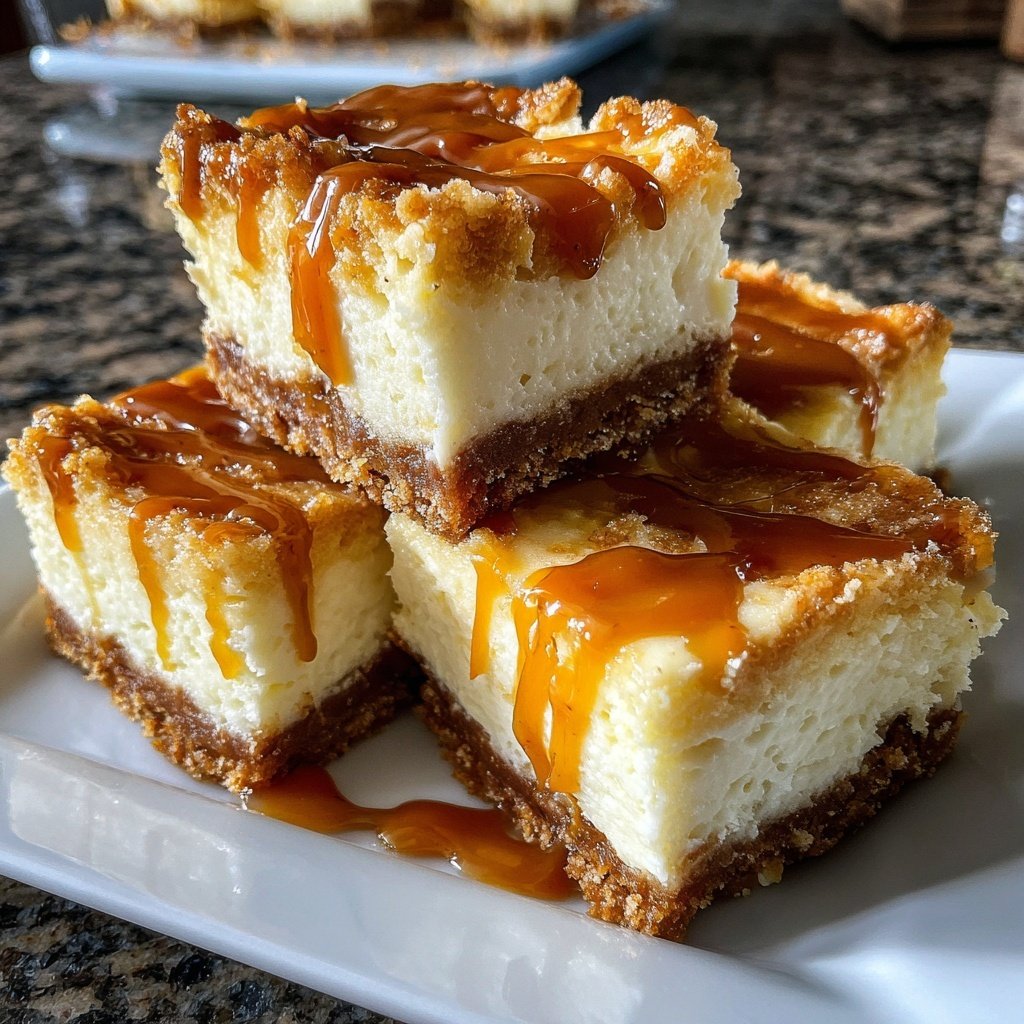 Caramel Apple Cheesecake Bars Recipe