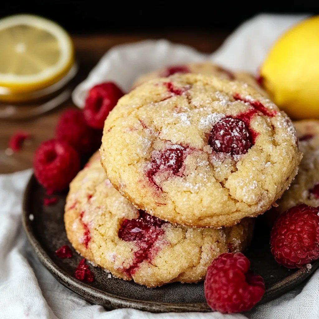 Lemon Raspberry Cookies