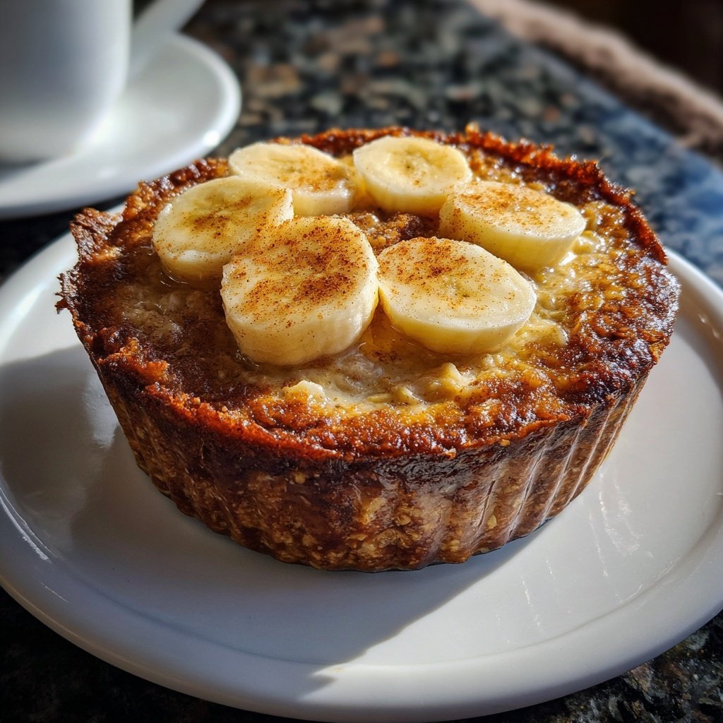 Banana Cinnamon Baked Oats