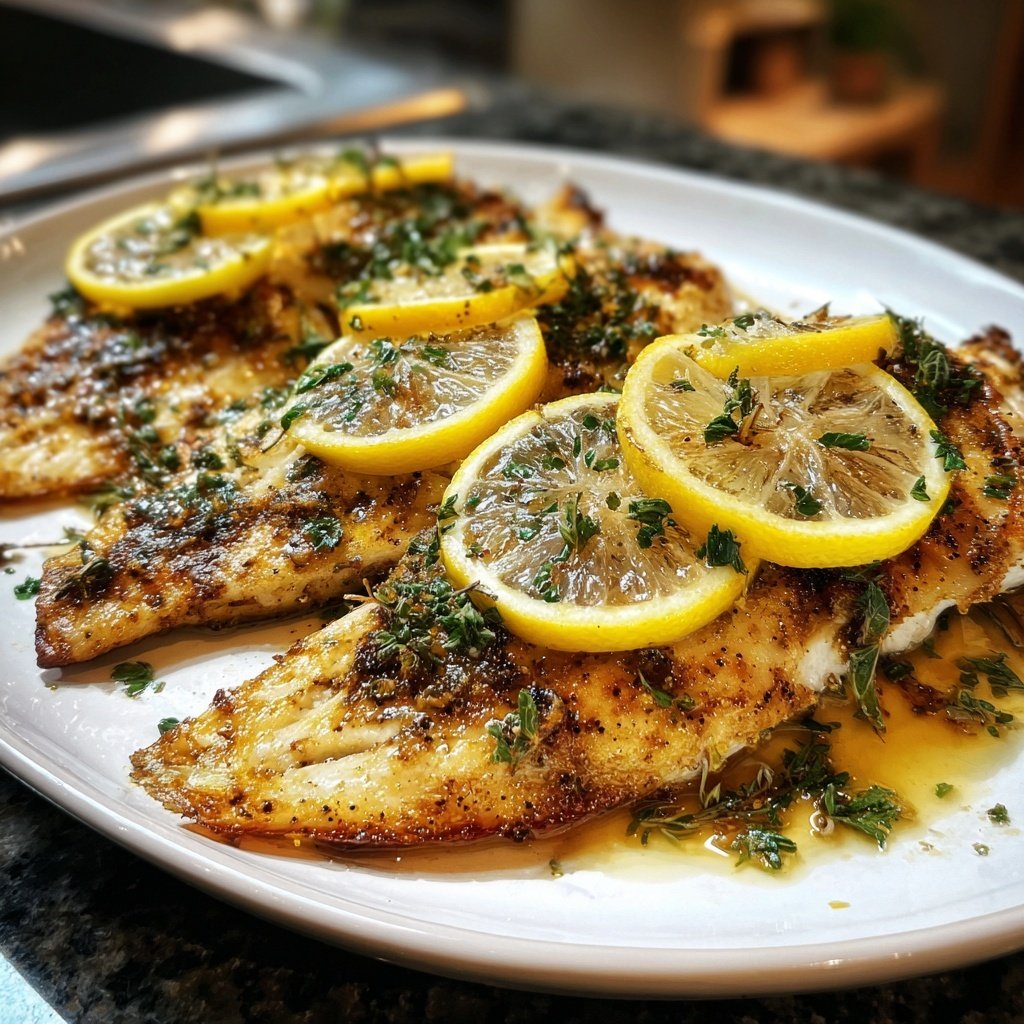 Healthy & Light Lemon Grilled Fish Plate