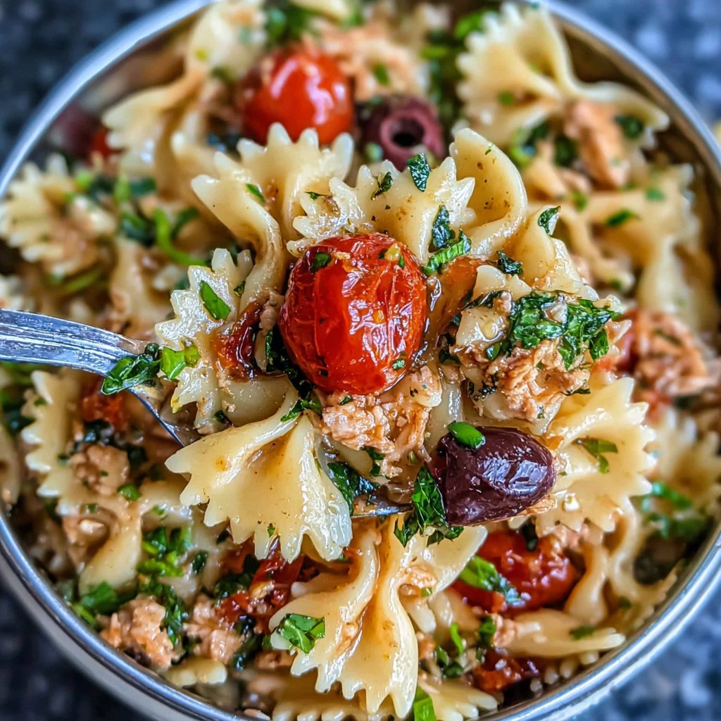 Mediterranean Tuna Pasta
