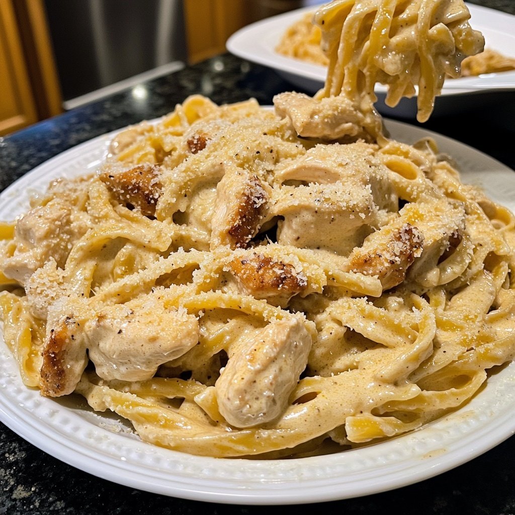 Creamy Garlic Parmesan Chicken Pasta