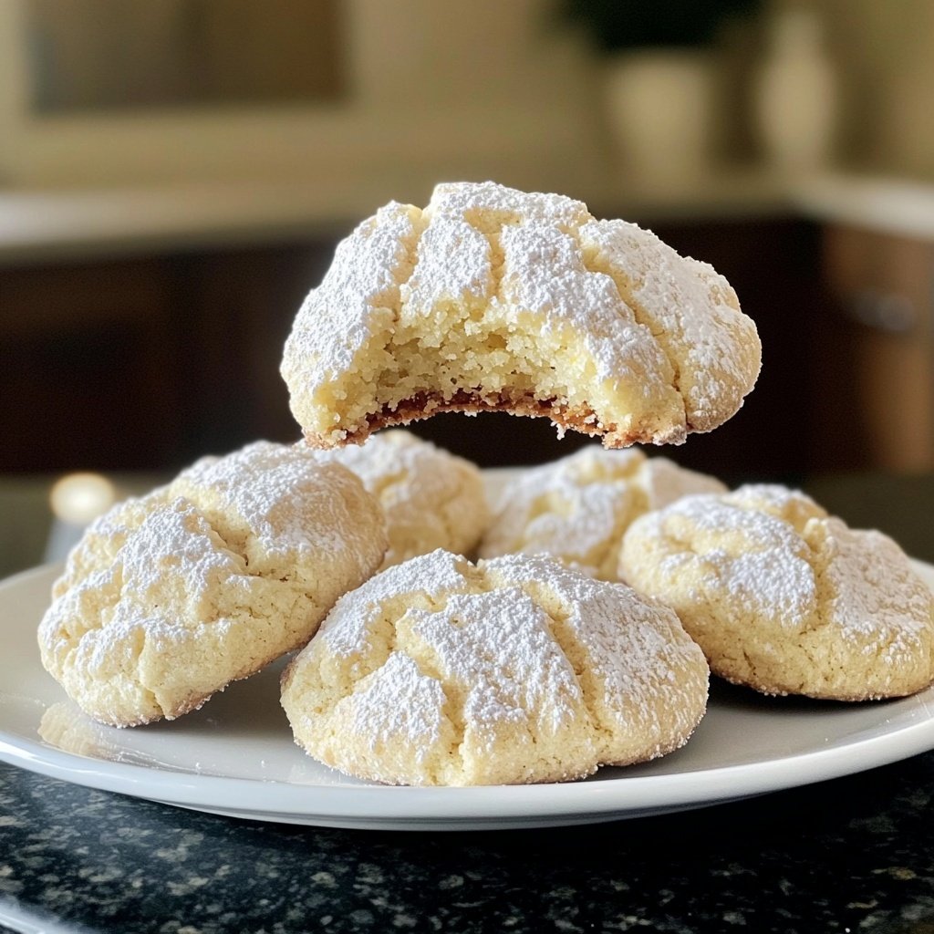 Lemon Crinkle Cookies - Herbs & Flour
