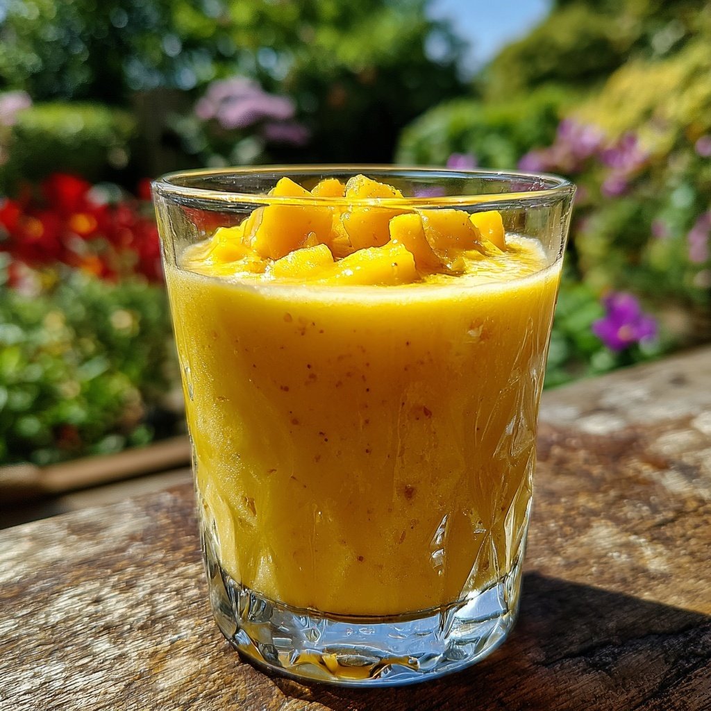 Mango Pineapple Breakfast Smoothie