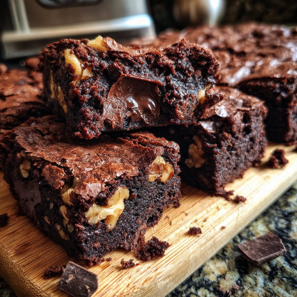 Chewy Sourdough Discard Brownies